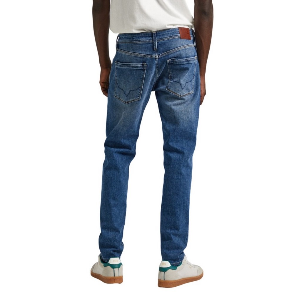 PEPE JEANS LONDON TAPERED JEANS ΠΑΝΤΕΛΟΝΙ ΑΝΔΡΙΚΟ BLUΕ DENIM