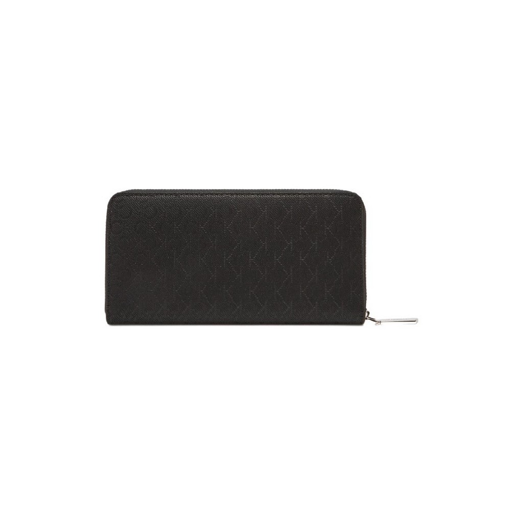 CALVIN KLEIN MUST AOP LARGE ZIP AROUND ΠΟΡΤΟΦΟΛΙ ΓΥΝΑΙΚΕΙΟ BLACK
