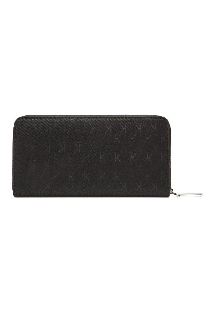 CALVIN KLEIN MUST AOP LARGE ZIP AROUND ΠΟΡΤΟΦΟΛΙ ΓΥΝΑΙΚΕΙΟ BLACK