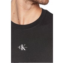 CALVIN KLEIN  JEANS MICRO MONOLOGO TEE TSHIRT ΑΝΔΡΙΚΟ BLACK