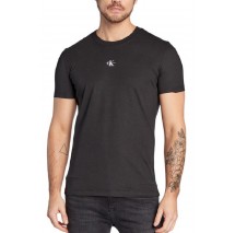 CALVIN KLEIN  JEANS MICRO MONOLOGO TEE TSHIRT ΑΝΔΡΙΚΟ BLACK