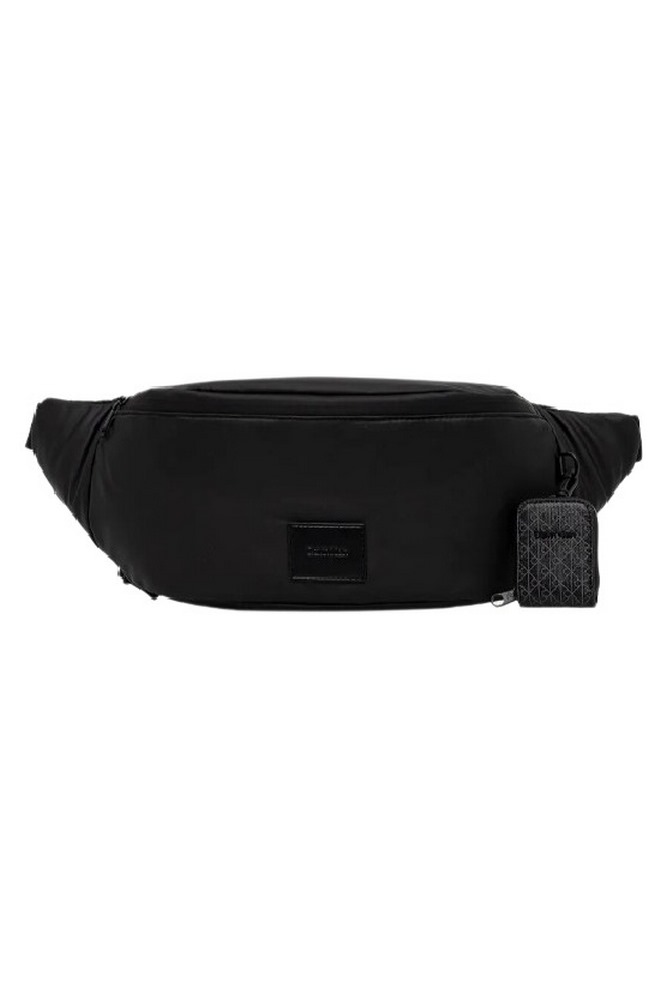 CALVIN KLEIN PUFFER UTILITY WAISTBAG ΤΣΑΝΤΑ ΑΝΔΡΙΚΗ BLACK