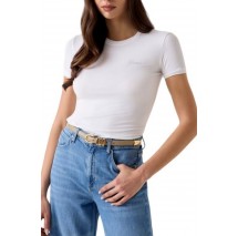 GUESS NEW CN MINI LOGO T-SHIRT ΜΠΛΟΥΖΑ ΓΥΝΑΙΚΕΙΑ WHITE
