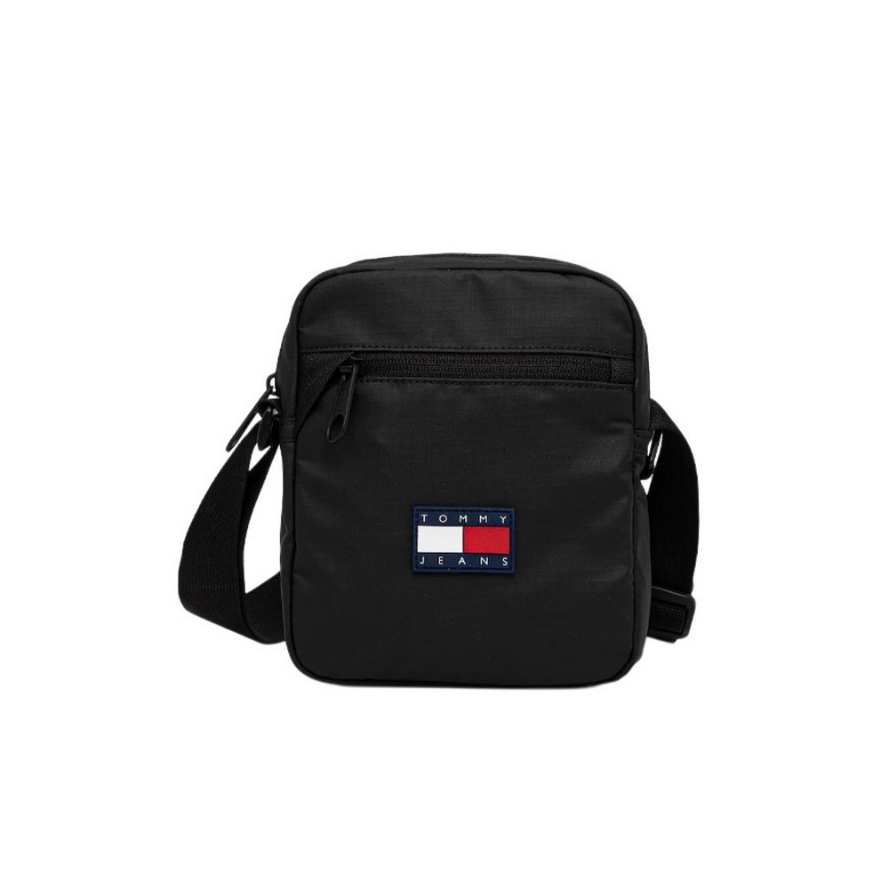 TOMMY JEANS DAILY TECH REPORTER ΤΣΑΝΤΑ ΑΝΔΡΙΚΗ BLACK