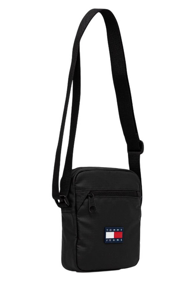 TOMMY JEANS DAILY TECH REPORTER ΤΣΑΝΤΑ ΑΝΔΡΙΚΗ BLACK