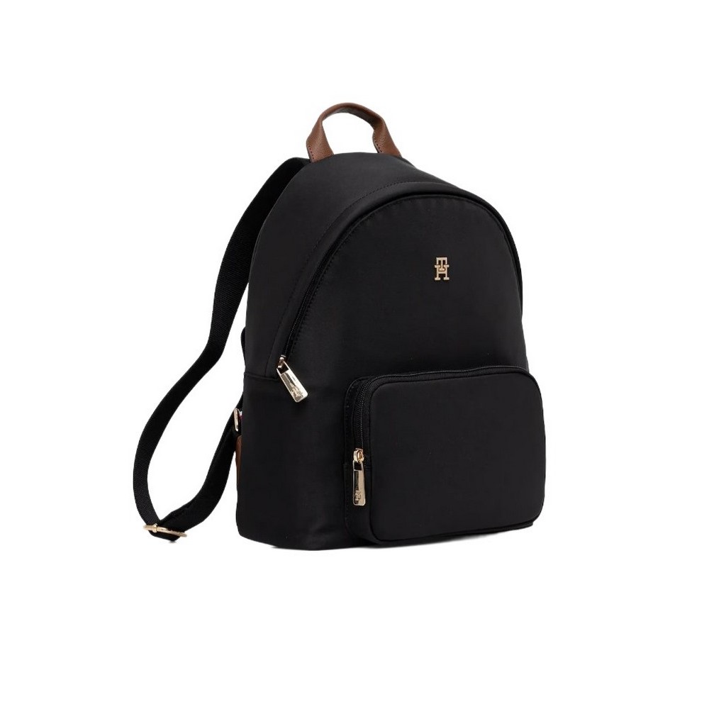 TOMMY HILFIGER POPETTE DOME BACKPACK ΤΣΑΝΤΑ ΓΥΝΑΙΚΕΙΑ BLACK