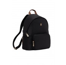 TOMMY HILFIGER POPETTE DOME BACKPACK ΤΣΑΝΤΑ ΓΥΝΑΙΚΕΙΑ BLACK