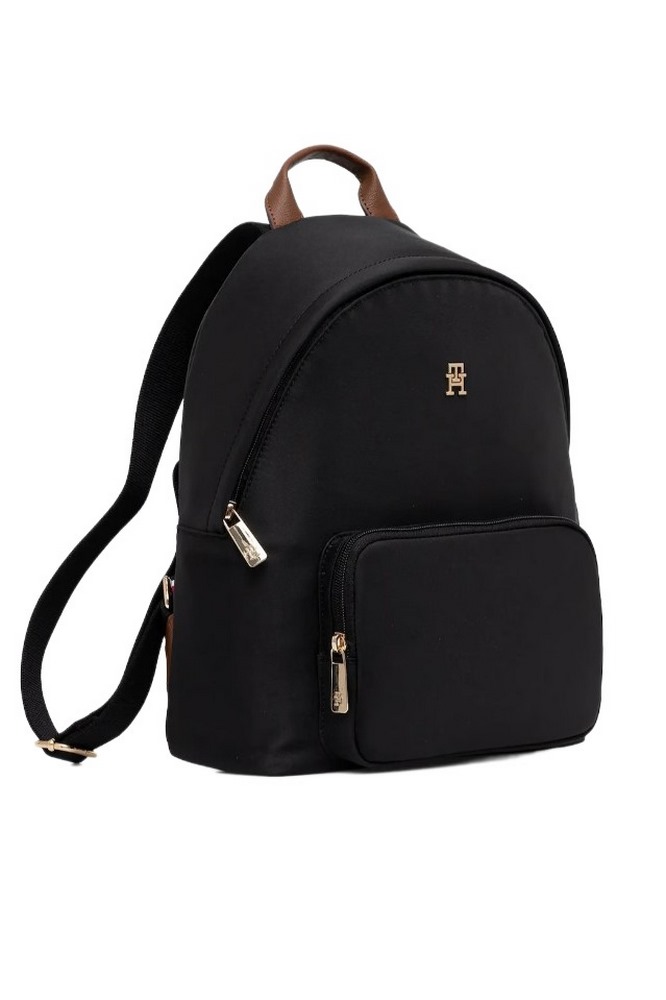 TOMMY HILFIGER POPETTE DOME BACKPACK ΤΣΑΝΤΑ ΓΥΝΑΙΚΕΙΑ BLACK