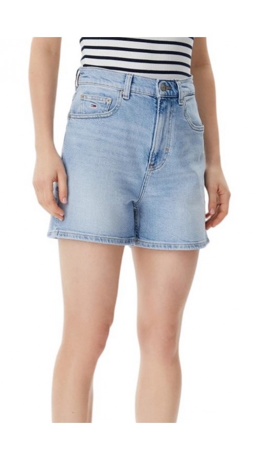 TOMMY JEANS MOM SHORT BI0112 ΣΟΡΤΣ ΓΥΝΑΙΚΕΙΟ DENIM LIGHT