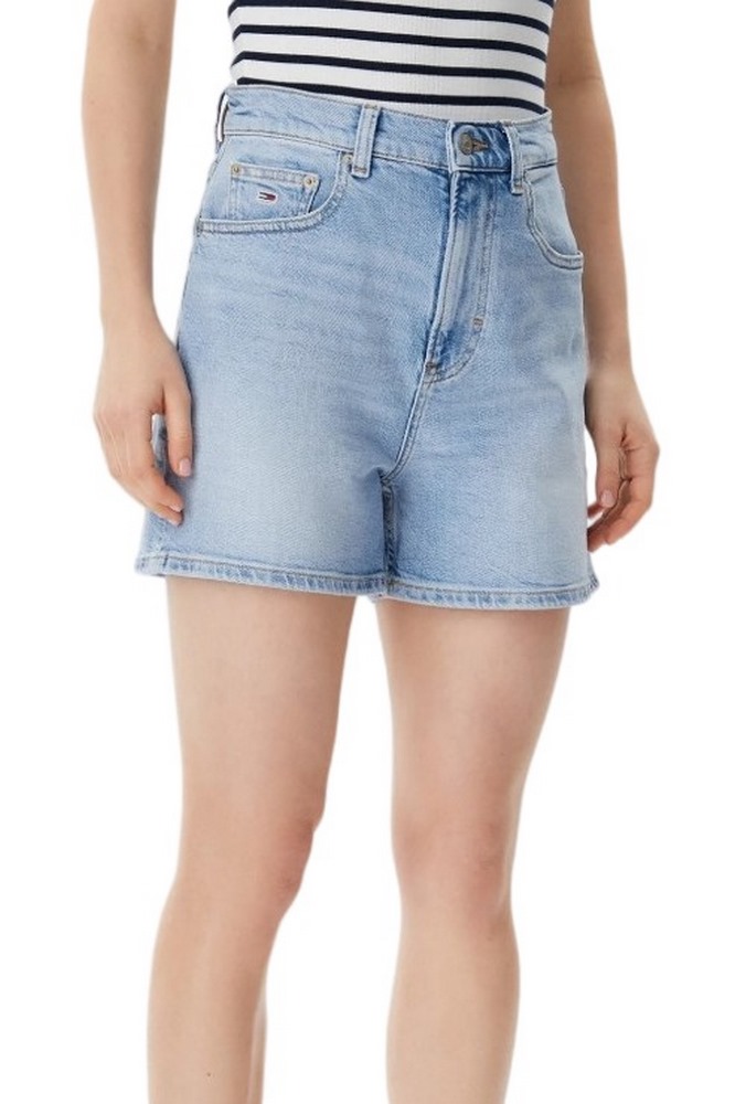 TOMMY JEANS MOM SHORT BI0112 ΣΟΡΤΣ ΓΥΝΑΙΚΕΙΟ DENIM LIGHT