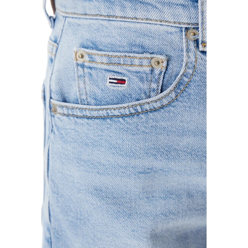 TOMMY JEANS MOM SHORT BI0112 ΣΟΡΤΣ ΓΥΝΑΙΚΕΙΟ DENIM LIGHT