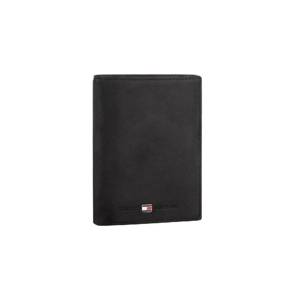 TOMMY HILFIGER JOHNSON N/S WALLET W/COIN POCKET ΠΟΡΤΟΦΟΛΙ ΑΝΔΡΙΚΟ BLACK