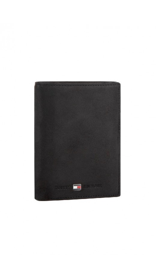 TOMMY HILFIGER JOHNSON N/S WALLET W/COIN POCKET ΠΟΡΤΟΦΟΛΙ ΑΝΔΡΙΚΟ BLACK