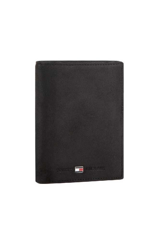 TOMMY HILFIGER JOHNSON N/S WALLET W/COIN POCKET ΠΟΡΤΟΦΟΛΙ ΑΝΔΡΙΚΟ BLACK