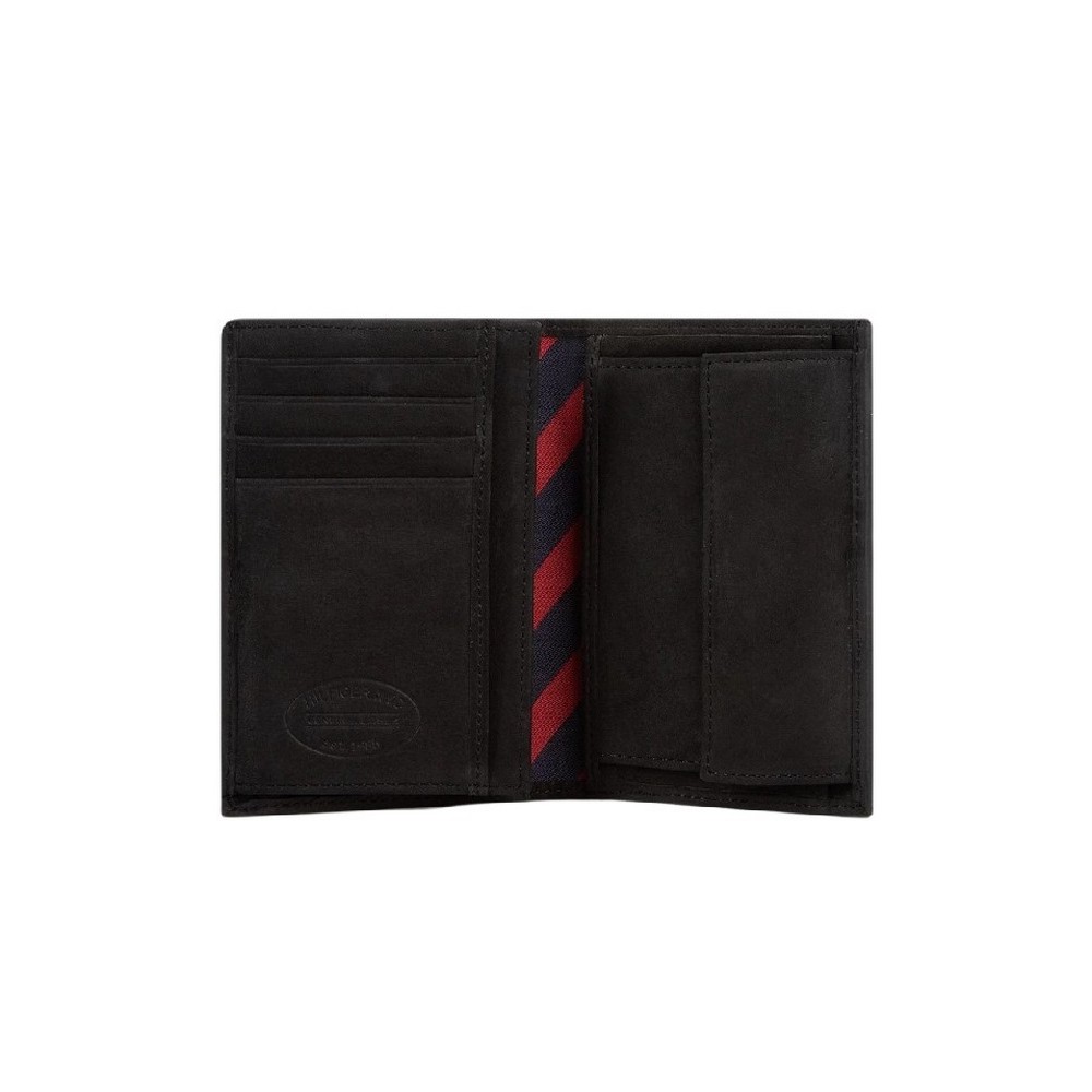 TOMMY HILFIGER JOHNSON N/S WALLET W/COIN POCKET ΠΟΡΤΟΦΟΛΙ ΑΝΔΡΙΚΟ BLACK