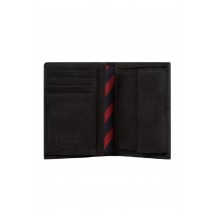 TOMMY HILFIGER JOHNSON N/S WALLET W/COIN POCKET ΠΟΡΤΟΦΟΛΙ ΑΝΔΡΙΚΟ BLACK