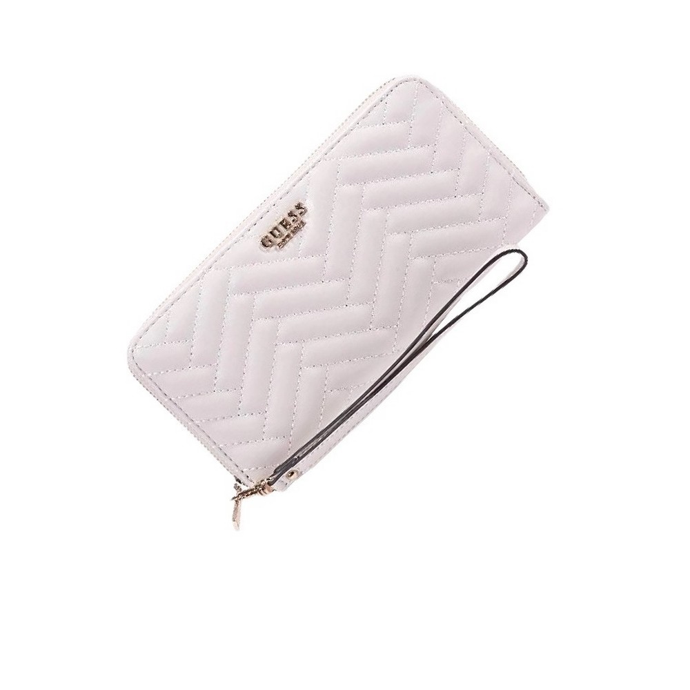GUESS ANNING SLG LARGE ZIP AROUND ΠΟΡΤΟΦΟΛΙ ΓΥΝΑΙΚΕΙΟ STONE