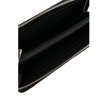 GUESS ANNING SLG LARGE ZIP AROUND ΠΟΡΤΟΦΟΛΙ ΓΥΝΑΙΚΕΙΟ BLACK