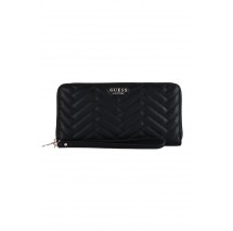 GUESS ANNING SLG LARGE ZIP AROUND ΠΟΡΤΟΦΟΛΙ ΓΥΝΑΙΚΕΙΟ BLACK