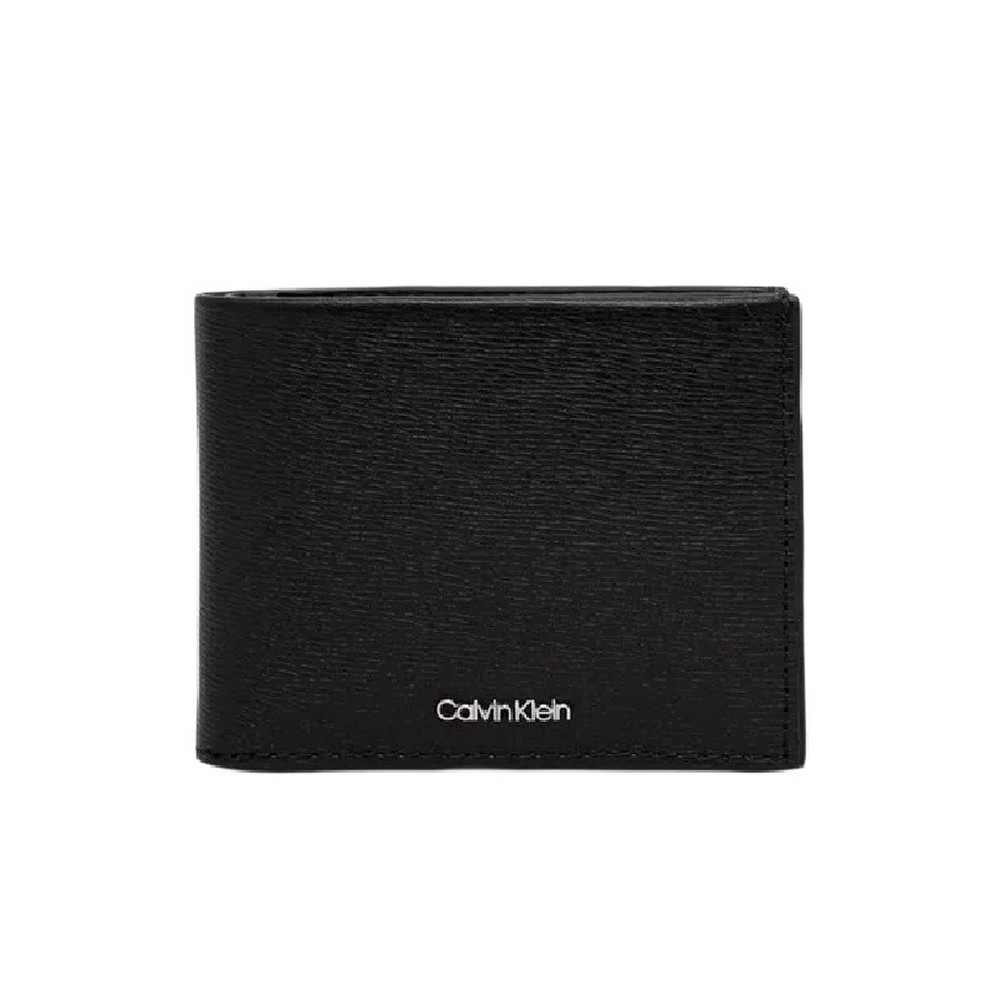 CALVIN KLEIN JEANS CK MEDIAN BIFOLD 5CC W/COIN ΑΞΕΣΟΥΑΡ ΠΟΡΤΟΦΟΛΙ ΑΝΔΡΙΚΟ BLACK