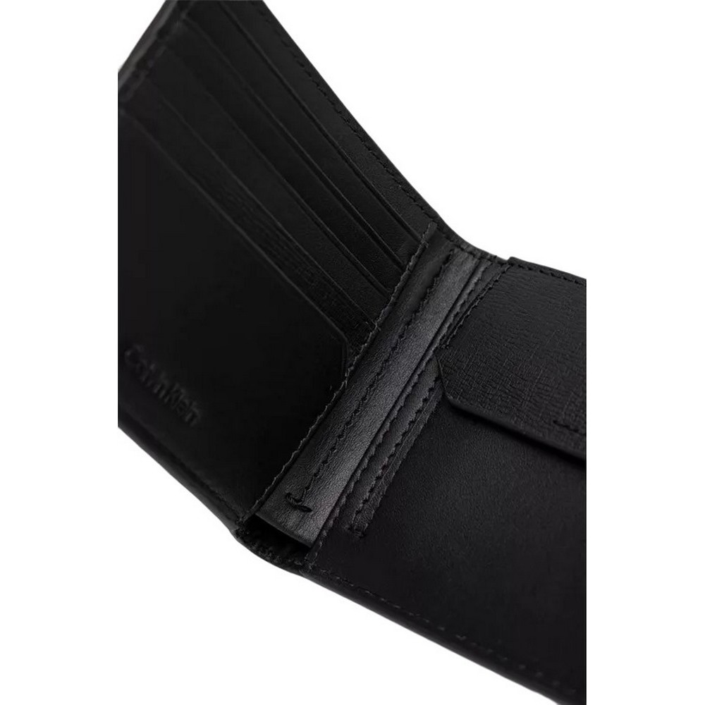 CALVIN KLEIN JEANS CK MEDIAN BIFOLD 5CC W/COIN ΑΞΕΣΟΥΑΡ ΠΟΡΤΟΦΟΛΙ ΑΝΔΡΙΚΟ BLACK