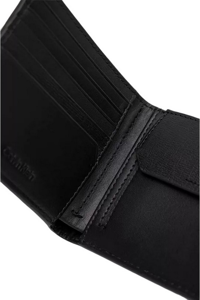 CALVIN KLEIN JEANS CK MEDIAN BIFOLD 5CC W/COIN ΑΞΕΣΟΥΑΡ ΠΟΡΤΟΦΟΛΙ ΑΝΔΡΙΚΟ BLACK