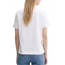 CALVIN KLEIN JEANS HR SS CLSSC MNLG CNC T-SHIRT ΜΠΛΟΥΖΑ ΓΥΝΑΙΚΕΙΑ BRIGHT WHITE