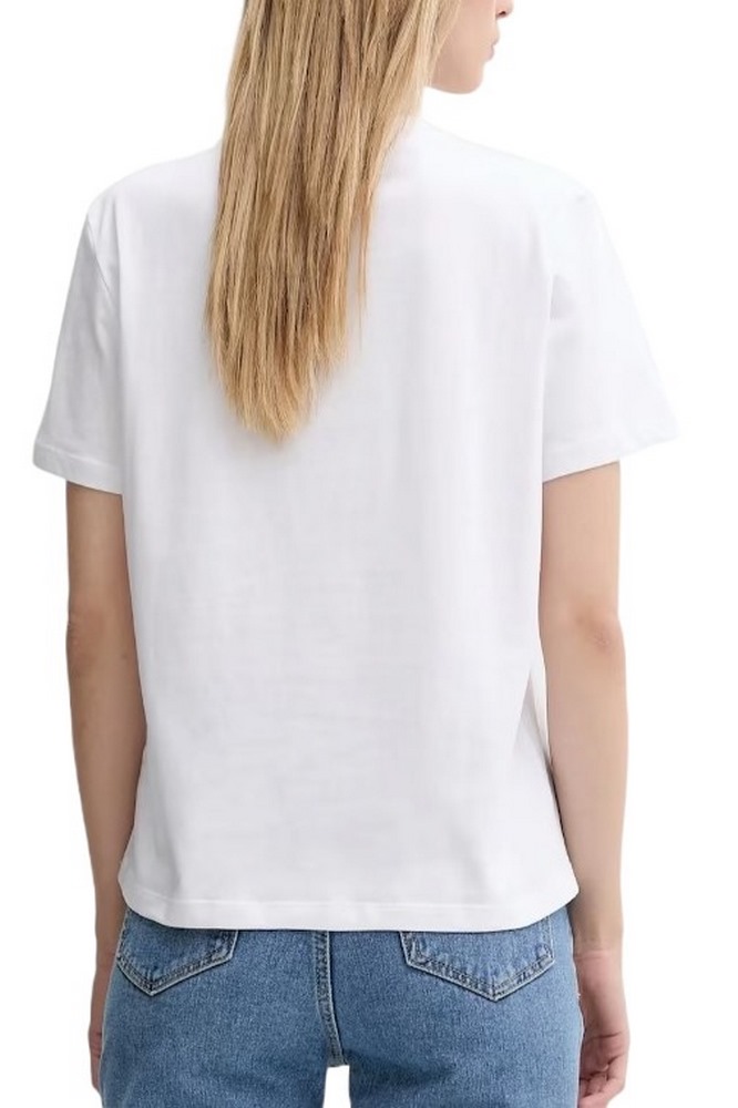 CALVIN KLEIN JEANS HR SS CLSSC MNLG CNC T-SHIRT ΜΠΛΟΥΖΑ ΓΥΝΑΙΚΕΙΑ BRIGHT WHITE