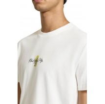 TOMMY JEANS REG SIGN BLOCK T-SHIRT ΜΠΛΟΥΖΑ ΑΝΔΡΙΚΗ ECRU