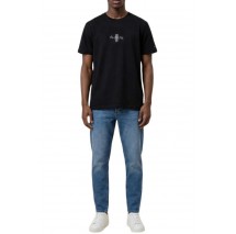 TOMMY JEANS REG SIGN BLOCK T-SHIRT ΜΠΛΟΥΖΑ ΑΝΔΡΙΚΗ BLACK