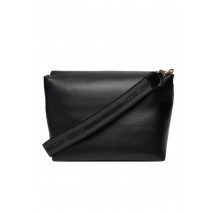 TOMMY HILFIGER LOGOTAPE MED CROSSOVER ΤΣΑΝΤΑ ΓΥΝΑΙΚΕΙΑ BLACK