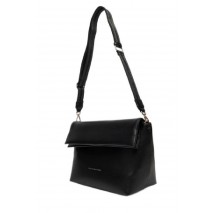 TOMMY HILFIGER LOGOTAPE MED CROSSOVER ΤΣΑΝΤΑ ΓΥΝΑΙΚΕΙΑ BLACK