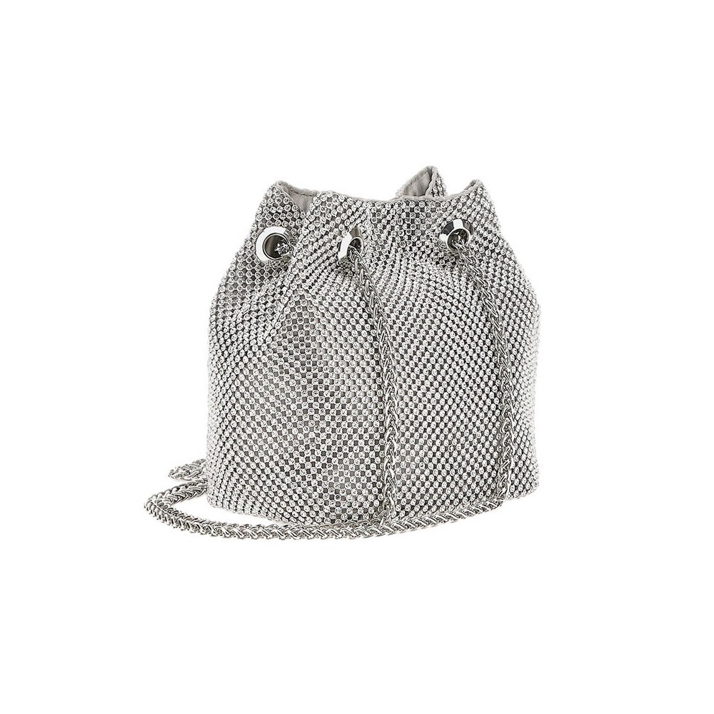 GUESS LUA POUCH ΤΣΑΝΤΑ ΓΥΝΑΙΚΕΙΑ SILVER