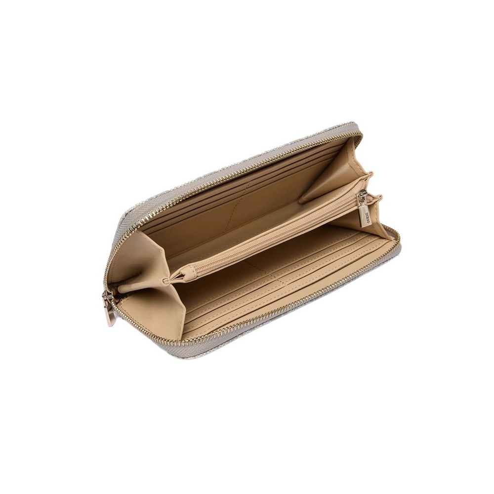 GUESS LAUREL II SLG LARGE ZIP AROUND ΠΟΡΤΟΦΟΛΙ ΓΥΝΑΙΚΕΙΟ TAUPE