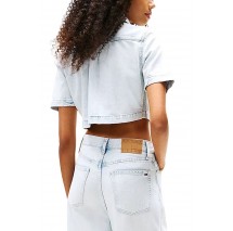 TOMMY JEANS CROPPED SHIRT CI6012 ΠΟΥΚΑΜΙΣΟ ΑΝΔΡΙΚΟ LIGHT DENIM