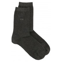 CALVIN KLEIN JEANS CK WOMEN SOCK 2P ΚΑΛΤΣΕΣ ΓΥΝΑΙΚΕΙΕΣ DARK GREY