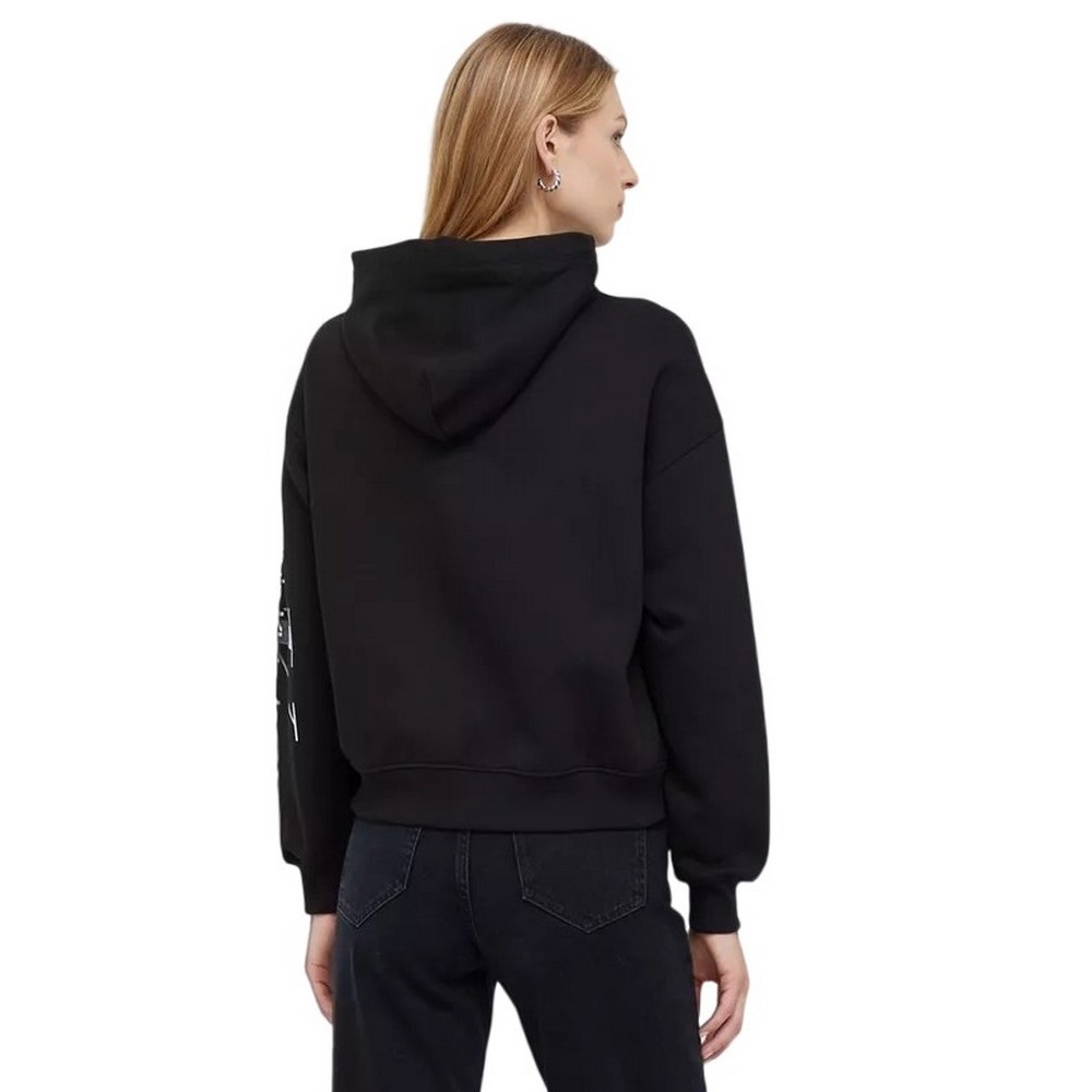 CALVIN KLEIN JEANS GRADIENT MONOLOGO HOODIE ΦΟΥΤΕΡ ΓΥΝΑΙΚΕΙΟ BLACK