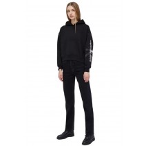 CALVIN KLEIN JEANS GRADIENT MONOLOGO HOODIE ΦΟΥΤΕΡ ΓΥΝΑΙΚΕΙΟ BLACK