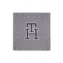 TOMMY HILFIGER MONOGRAM L SQUARE ΦΟΥΛΑΡΙ ΓΥΝΑΙΚΕΙΟ NAVY/WHITE