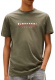TOMMY JEANS  REG DNA TEE EXT T-SHIRT ΜΠΛΟΥΖΑ ΑΝΔΡΙΚΗ GREEN