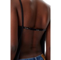 CALVIN KLEIN JEANS LOGO ELASTIC OPEN BACK TOP ΤΟΠ ΓΥΝΑΙΚΕΙΟ BLACK