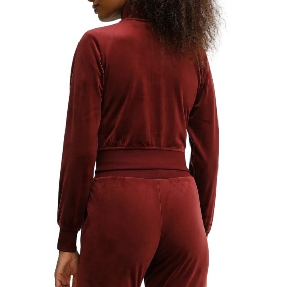 GUESS COUTURE FULL ZIP SWEATSHIRT ΖΑΚΕΤΑ ΦΟΥΤΕΡ ΓΥΝΑΙΚΕΙΑ WINE