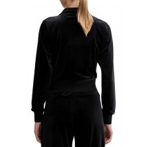 GUESS COUTURE FULL ZIP SWEATSHIRT ΖΑΚΕΤΑ ΦΟΥΤΕΡ ΓΥΝΑΙΚΕΙΑ BLACK