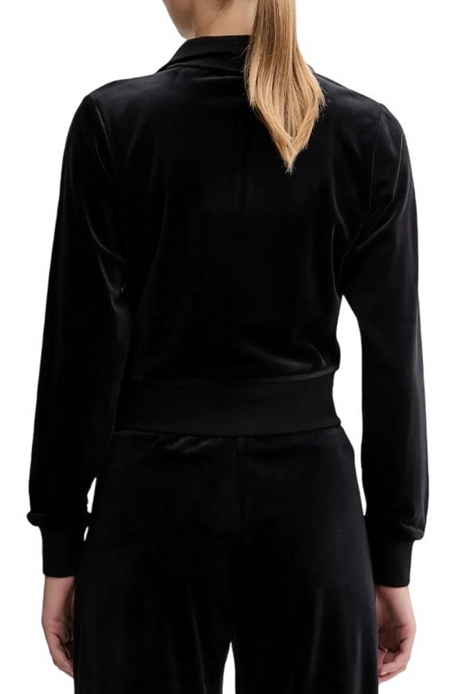 GUESS COUTURE FULL ZIP SWEATSHIRT ΖΑΚΕΤΑ ΦΟΥΤΕΡ ΓΥΝΑΙΚΕΙΑ BLACK