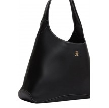 TOMMY HILFIGER EVERYDAY HOBO ΤΣΑΝΤΑ ΓΥΝΑΙΚΕΙΑ BLACK