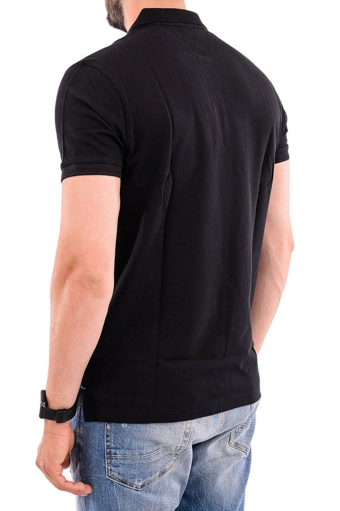 U.S POLO ASSN FLYN POLO T-SHIRT ΜΠΛΟΥΖΑ ΑΝΔΡΙΚΗ BLACK