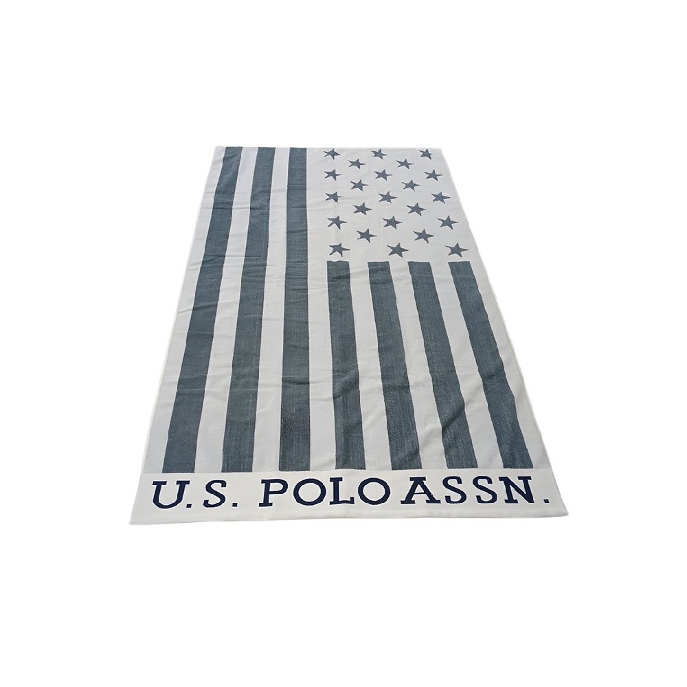 U.S POLO ASSN THOR 000291 kP0D TOWEL ΠΕΤΣΕΤΑ  ΑΝΔΡΙΚΗ WHITE