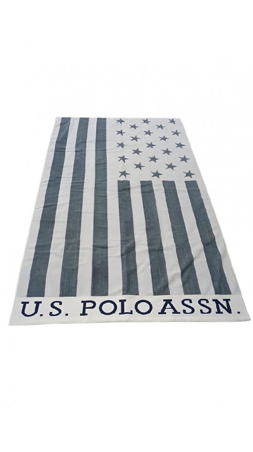 U.S POLO ASSN THOR 000291 kP0D TOWEL ΠΕΤΣΕΤΑ  ΑΝΔΡΙΚΗ WHITE