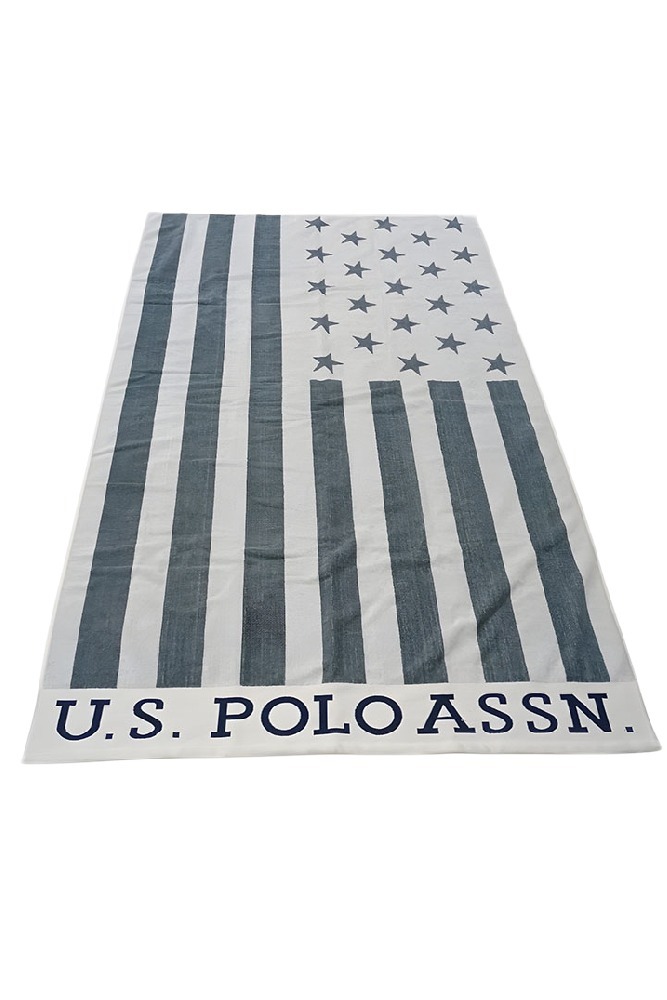U.S POLO ASSN THOR 000291 kP0D TOWEL ΠΕΤΣΕΤΑ  ΑΝΔΡΙΚΗ WHITE