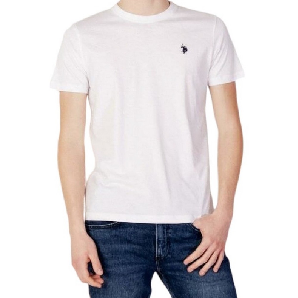 U.S POLO MICK T-SHIRT ΑΝΔΡΙΚΟ WHITE